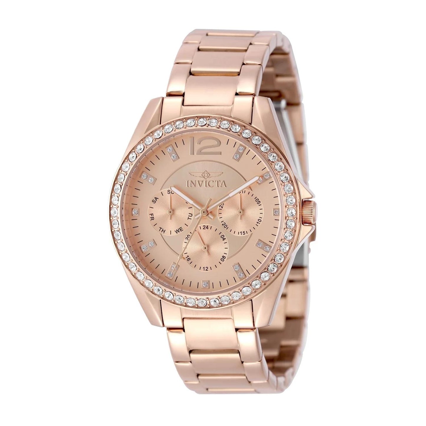 Invicta 50111 50111 Watch - Rose Gold Dial Stainless Steel Band