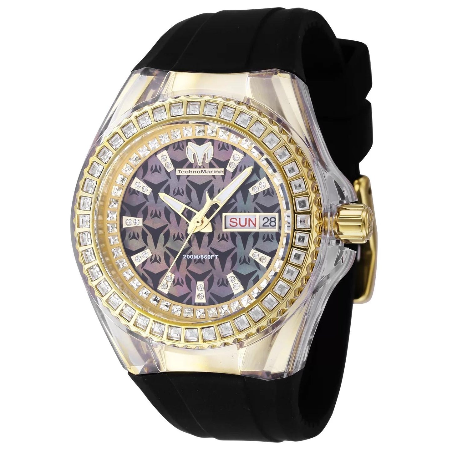 TechnoMarine TM-121175 TM-121175 Watch - Silver Dial Leather Band