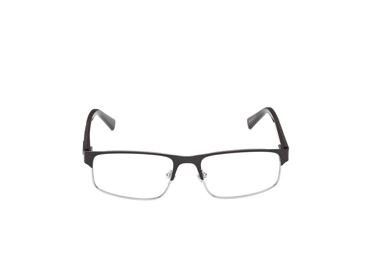 Timberland TB50092-002-55 eyeglasses in matte black frame with clear lenses