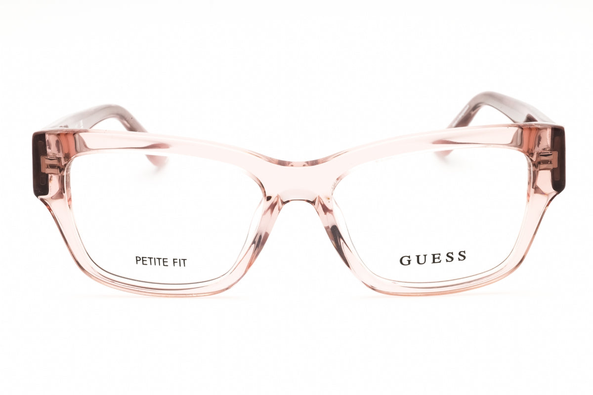 Guess GU50126-057 shiny beige Rectangular Eyeglasses 49mm Eyeglasses