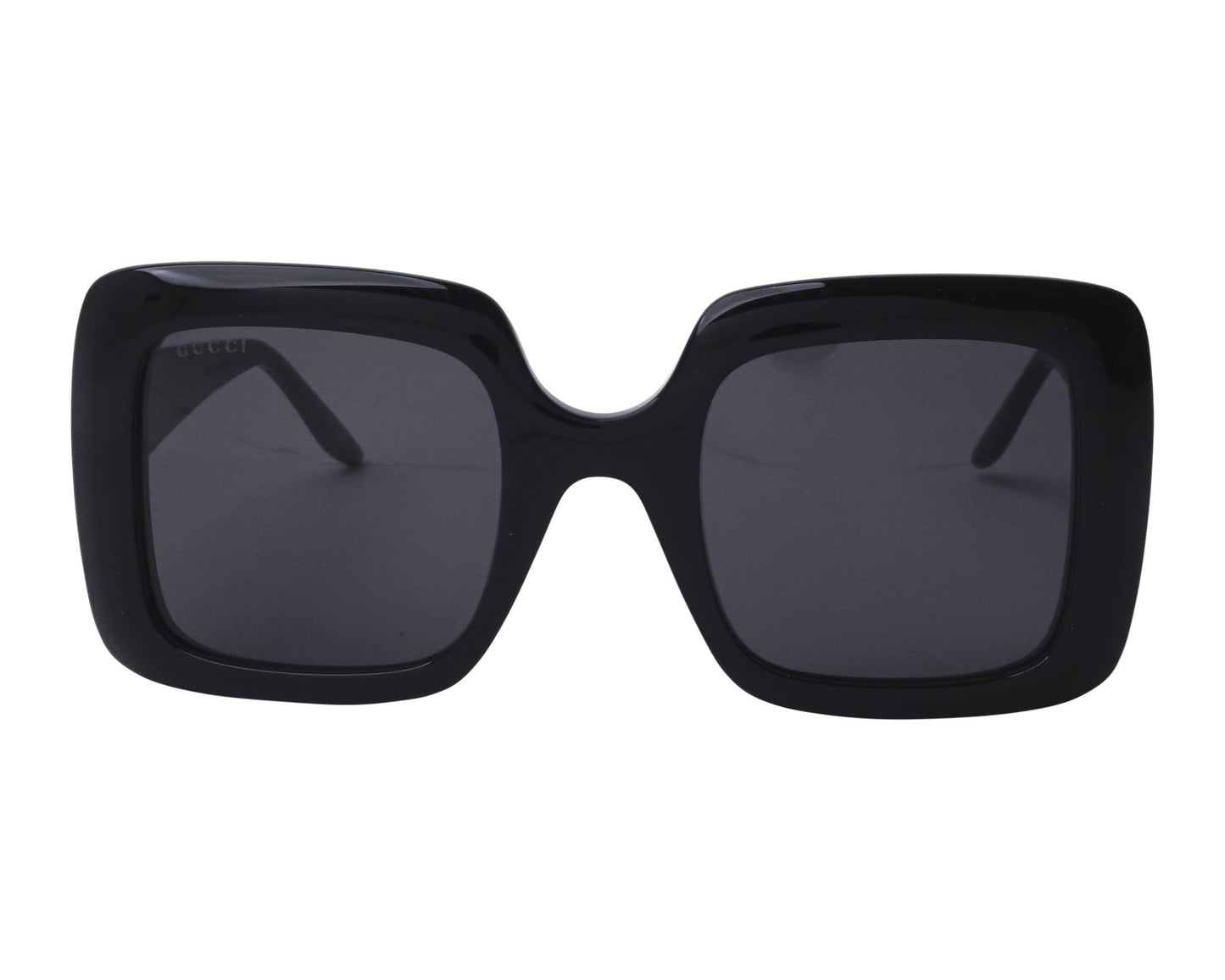 Gucci GG0896S-001 sunglasses in black frame with dark grey lenses