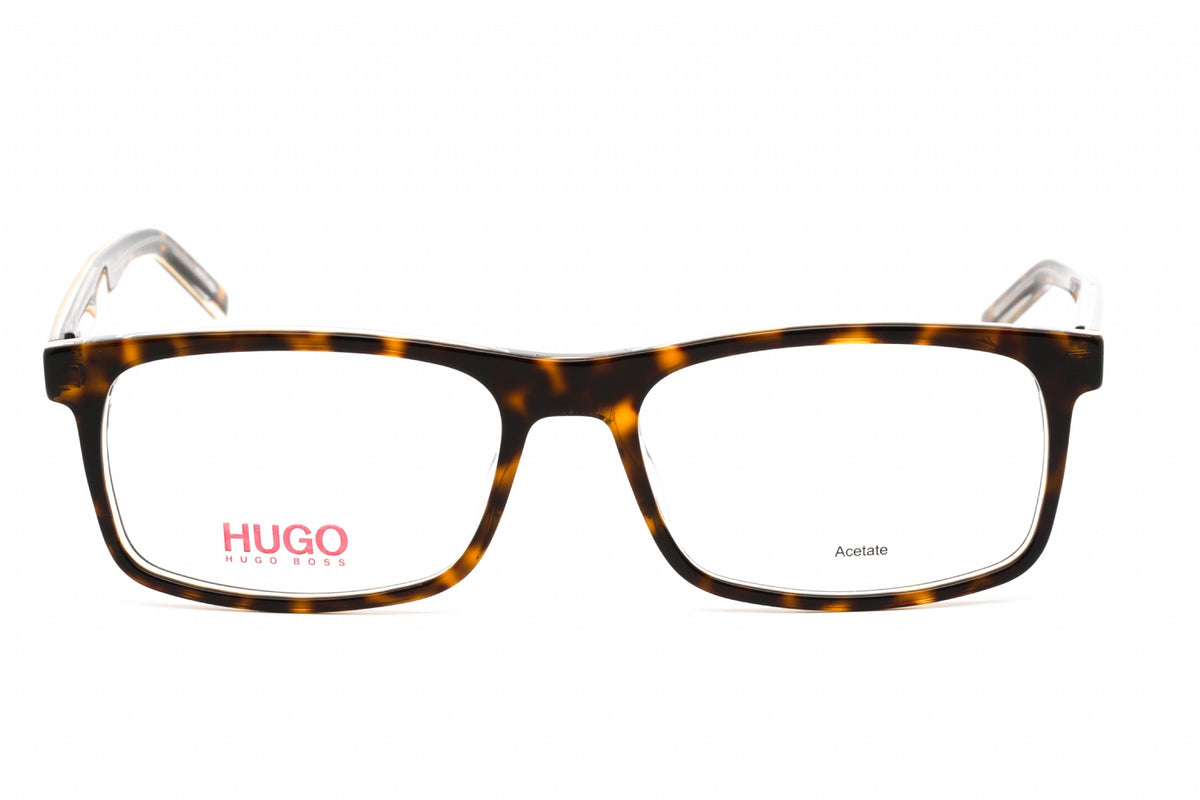 HUGO HG 1004-0KRZ 00 HAVANA CRYSTAL Rectangular Eyeglasses 54mm