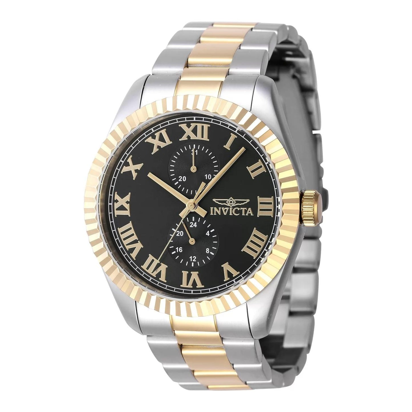 Invicta 47425 47425 Watch - Black Dial Stainless Steel Band