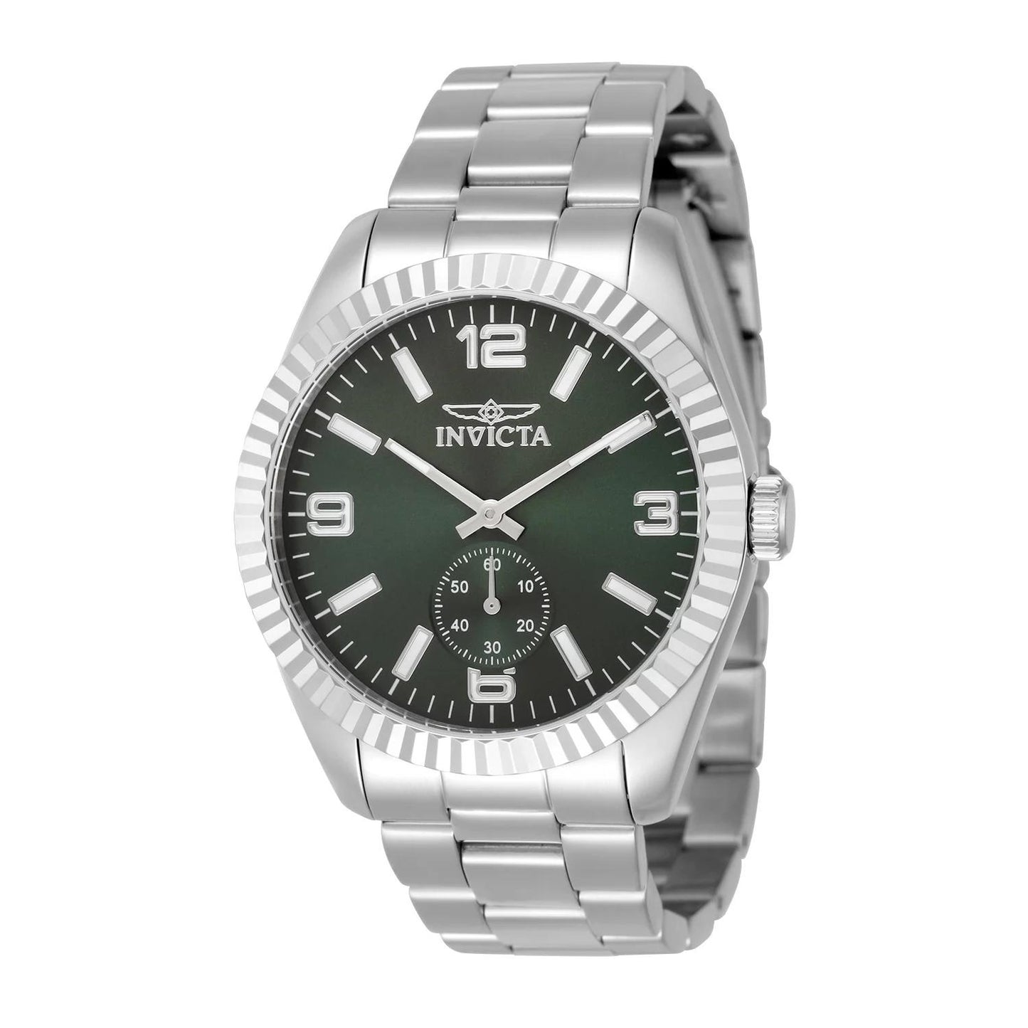 Invicta 49358 49358 Watch - Green Dial Stainless Steel Band
