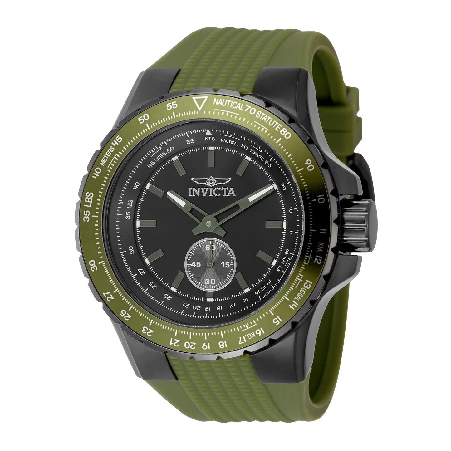 Invicta 49311 49311 Watch - Black Dial Silicon Band