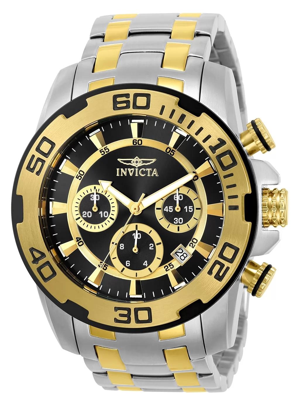 Invicta 22322 22322 Watch - Black Dial Stainless Steel Band