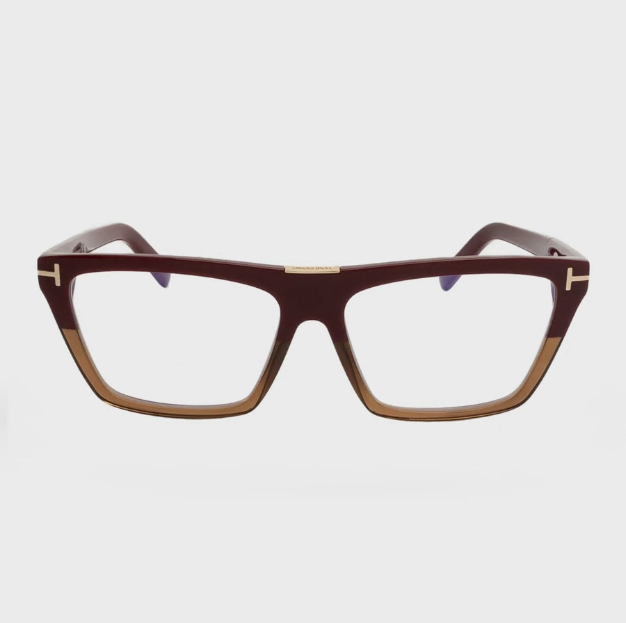 Tom Ford FT5912-B-083 eyeglasses in pink frame with clear lenses