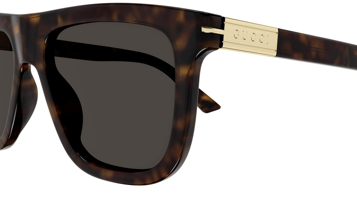 Gucci GG1502S-002 sunglasses in havana frame with brown lenses