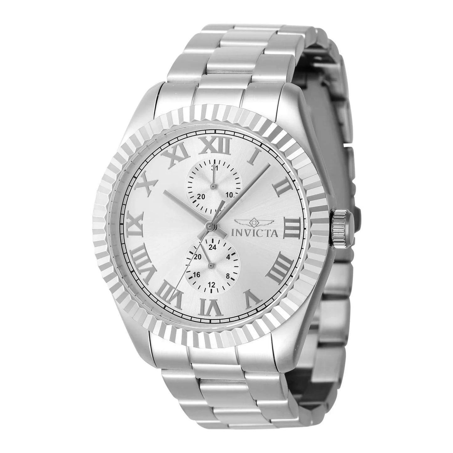 Invicta 47421 47421 Watch - Silver Dial Stainless Steel Band