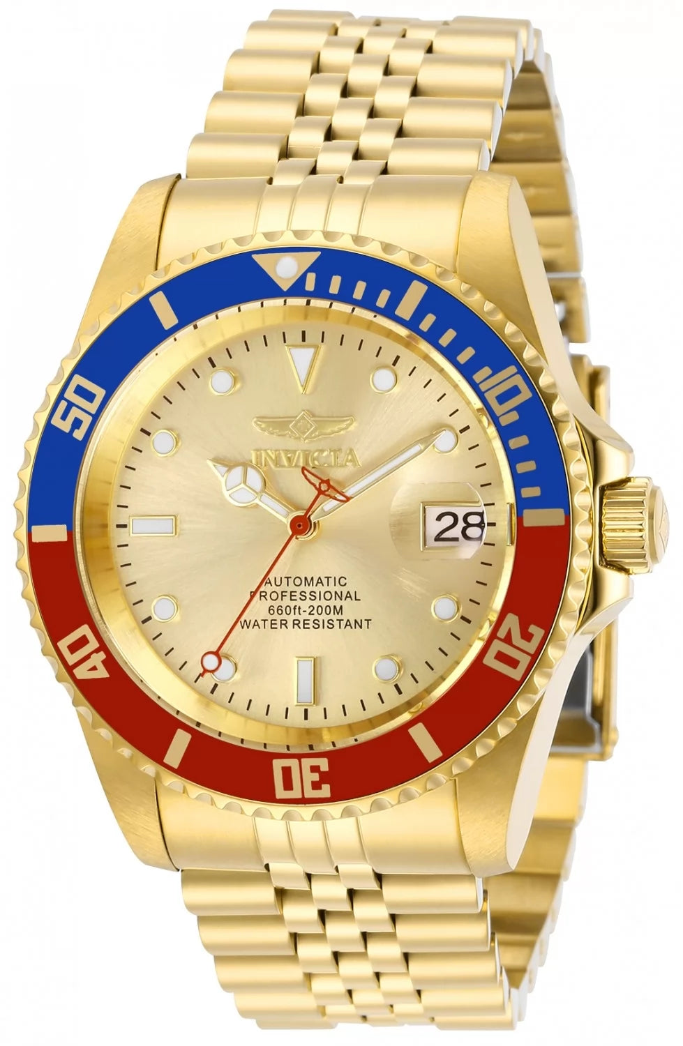 Invicta Pro Diver-29183 Gold-Gold 42mm