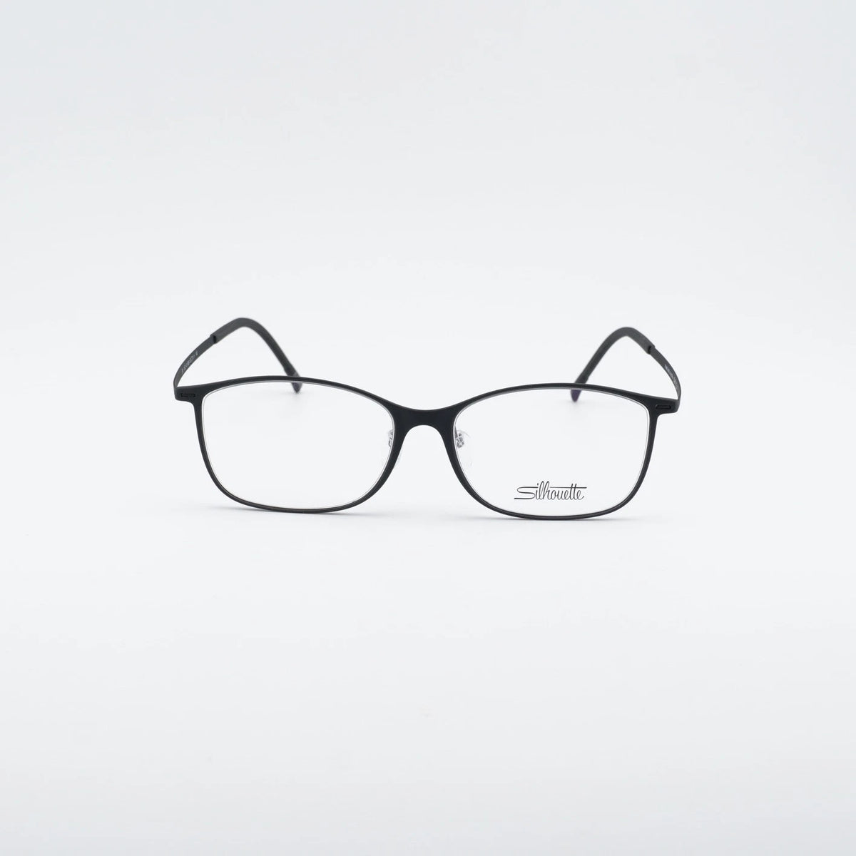 Silhouette Urban Lite 1572/41-6054 eyeglasses in black matte frame with clear lenses