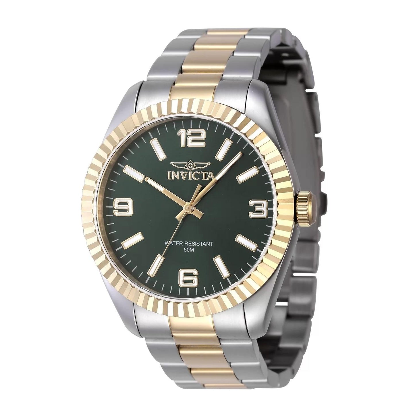 Invicta 47455 47455 Watch - Green Dial Stainless Steel Band