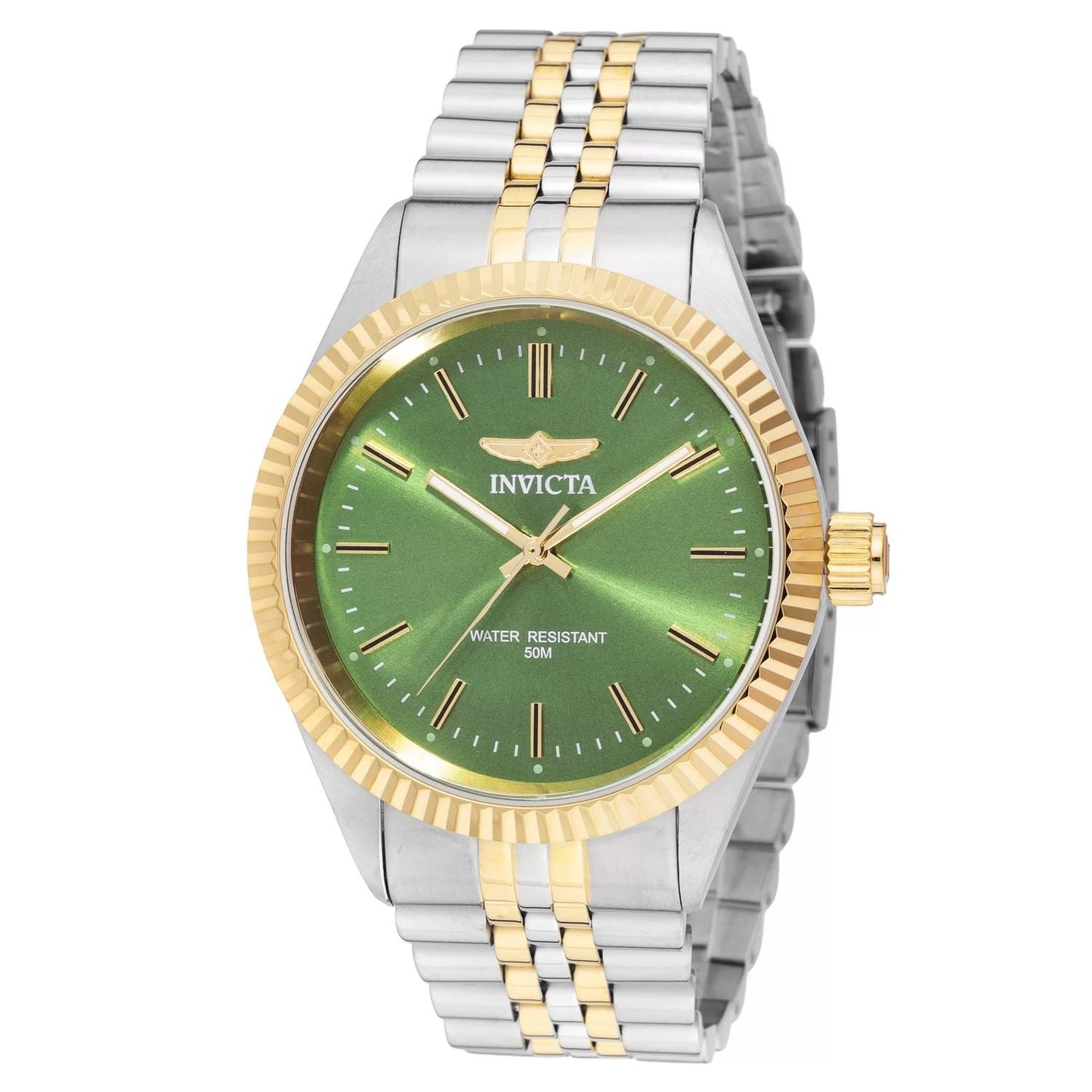 Invicta 49315 49315 Watch - Green Dial Stainless Steel Band
