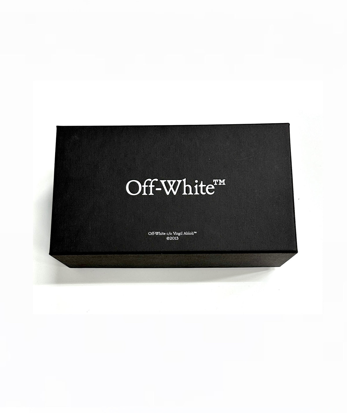 Off White Style-51 OERJ051S24PLA0015900 eyeglasses in green frame with clear lenses
