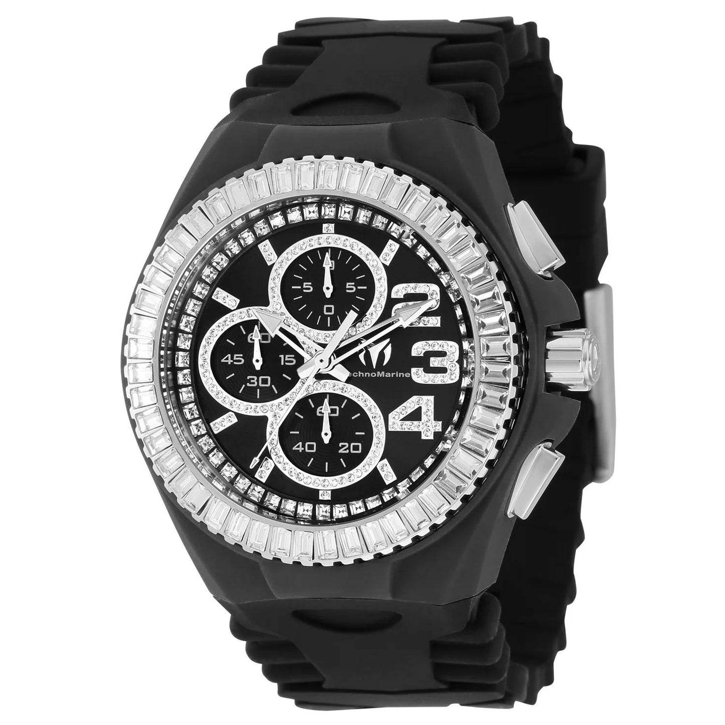 TechnoMarine TM-121180 TM-121180 Watch - Black Dial Silicon Band