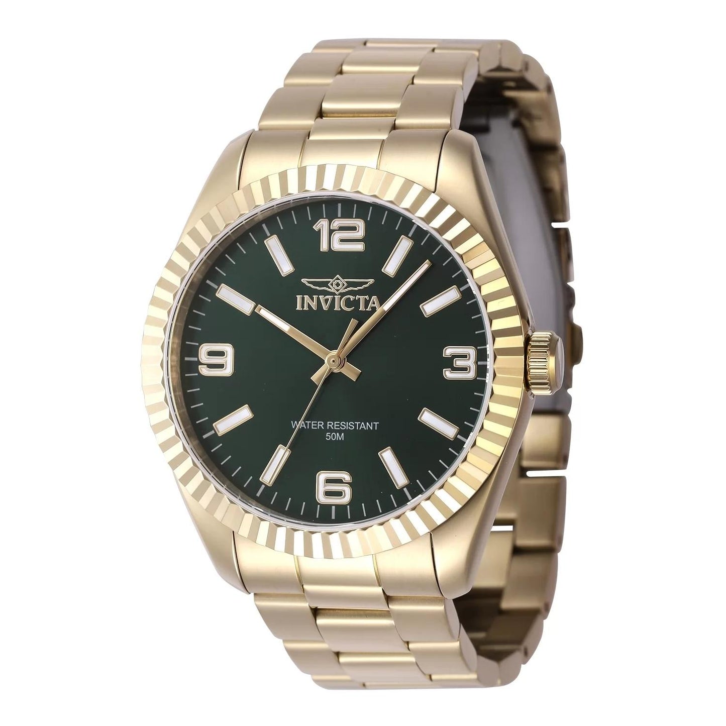 Invicta 47459 47459 Watch - Green Dial Stainless Steel Band