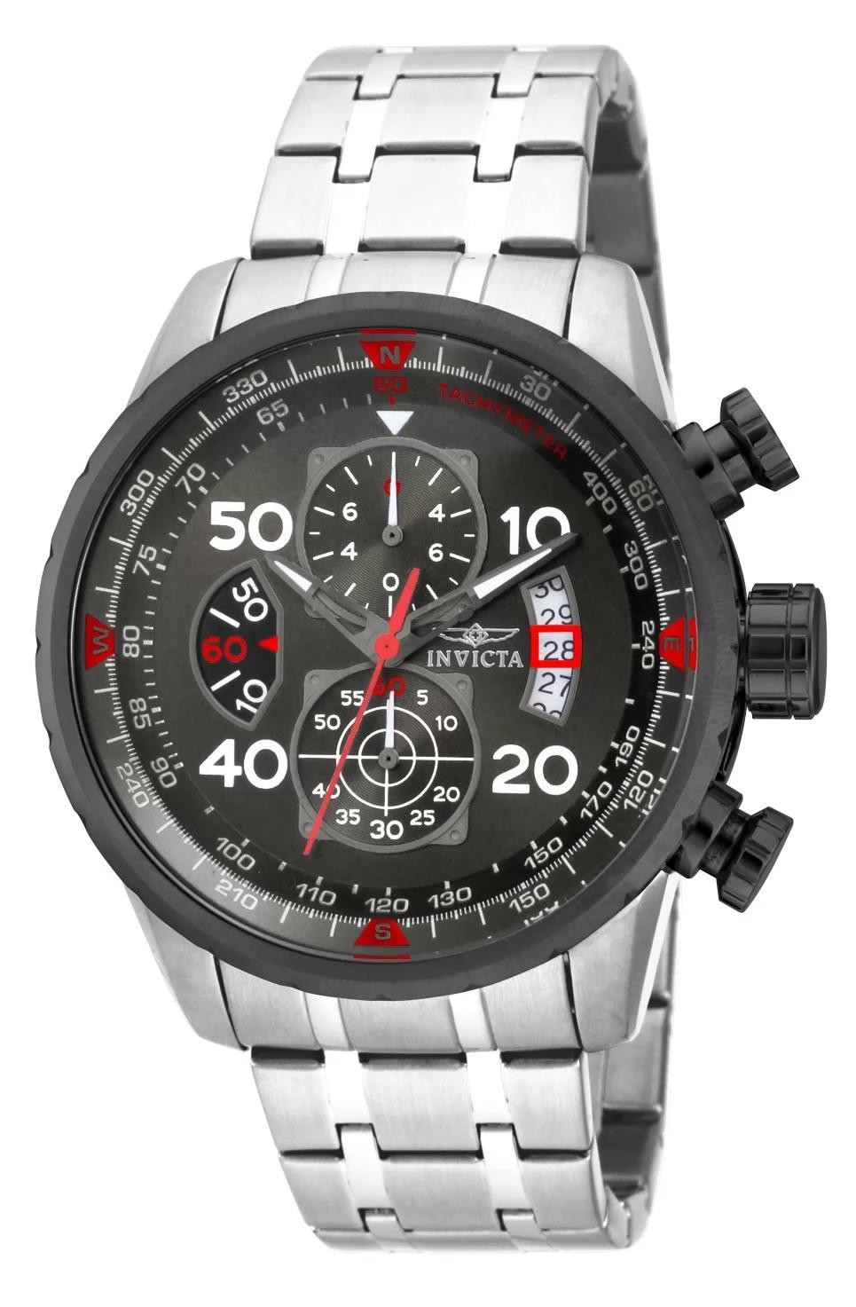 Invicta 17204 17204 Watch - Gun Metal Dial Stainless Steel Band