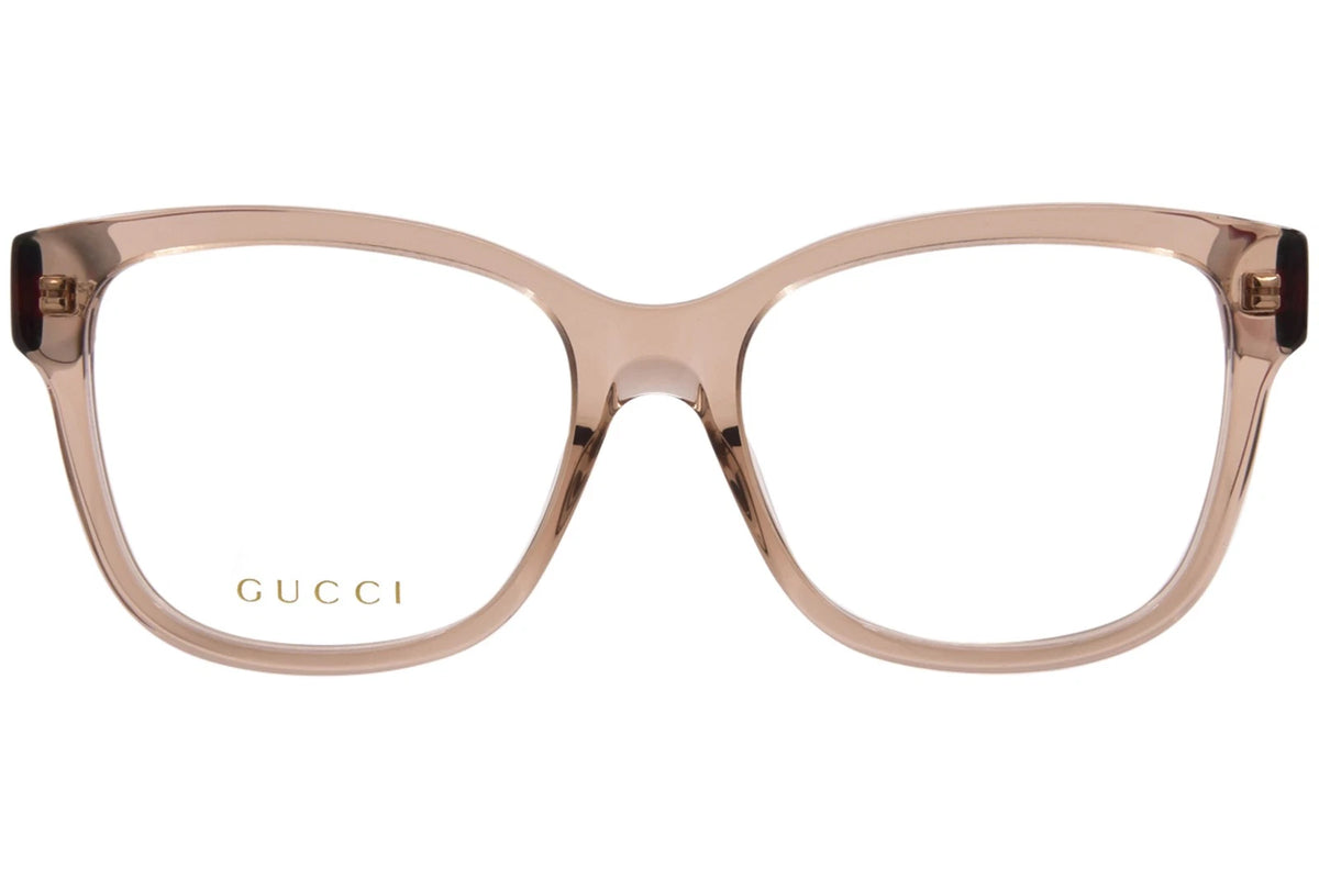 Gucci GG0038oNN-005 eyeglasses in green frame with clear lenses