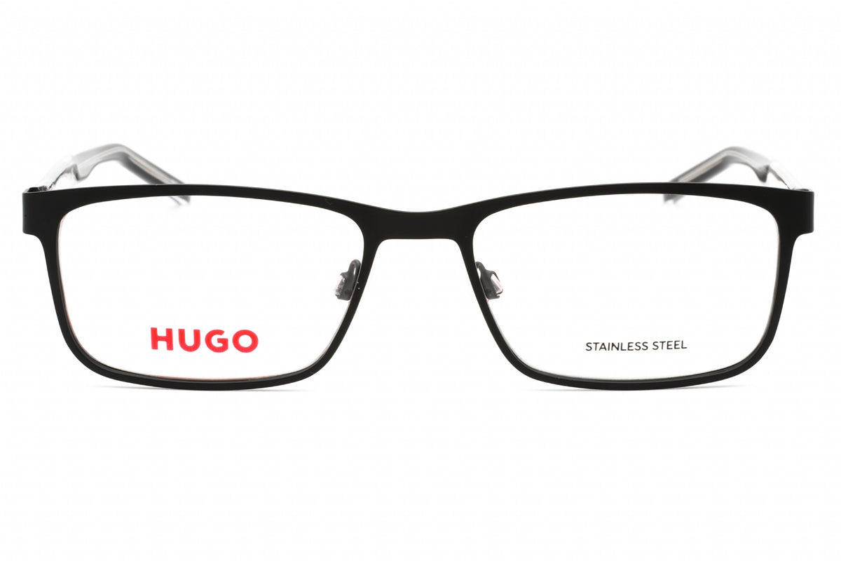 HUGO HG 1005-0N7I 00 Black Crystal Rectangular Eyeglasses 55mm