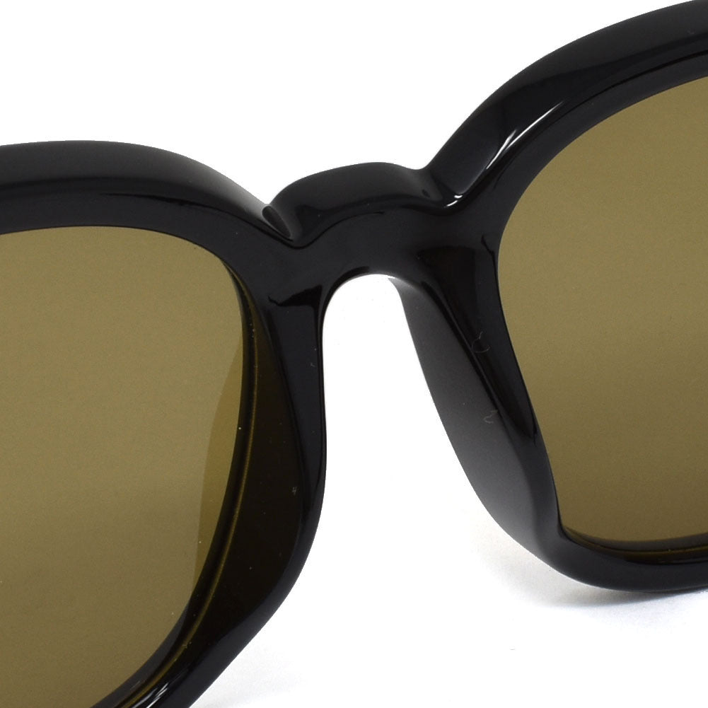 Gucci GG1140SK-003-54 sunglasses in black frame with brown lenses
