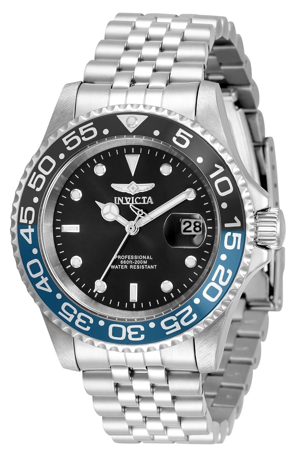 Invicta 34104 34104 Watch - Black Dial Stainless Steel Band