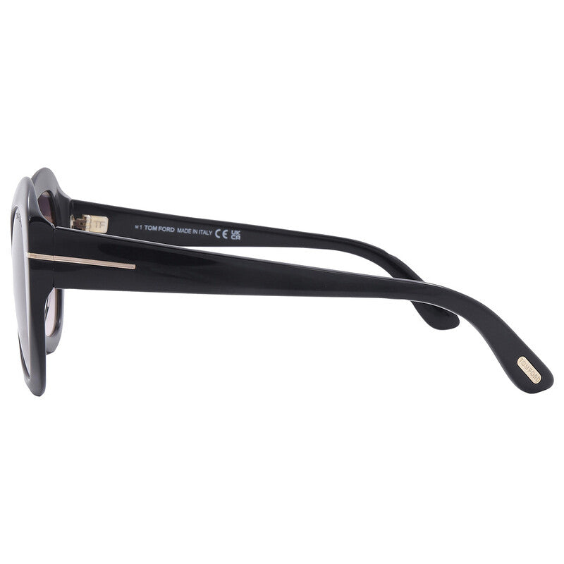Tom Ford FT1084-01B 52mm New Sunglasses