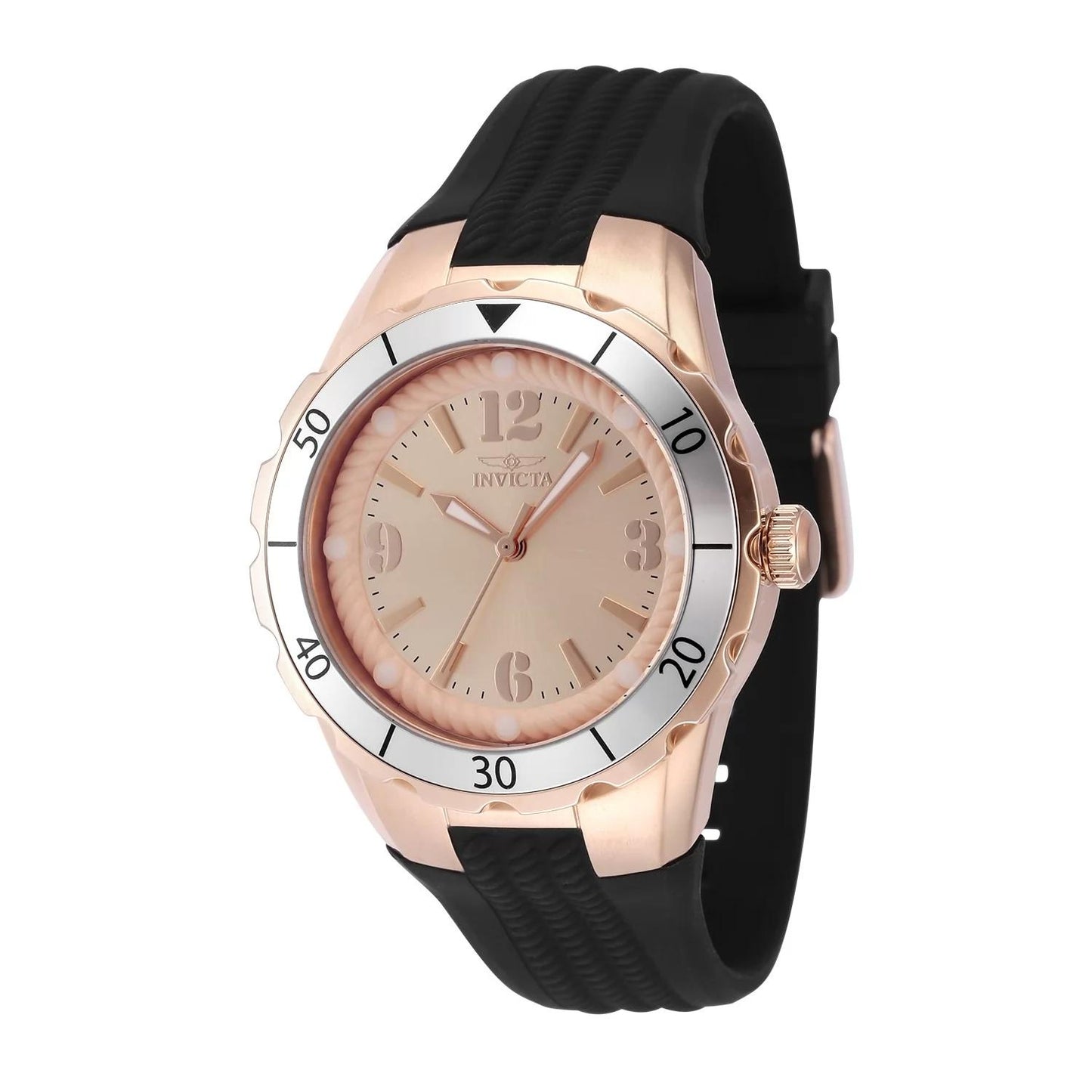 Invicta 48854 48854 Watch - Rose Gold Dial Silicone Band