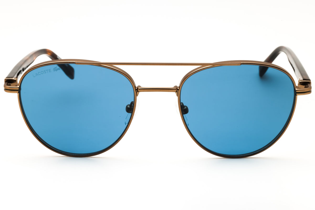 Lacoste L271S N-750 AMBER GOLD Round Sunglasses 54mm Sunglasses