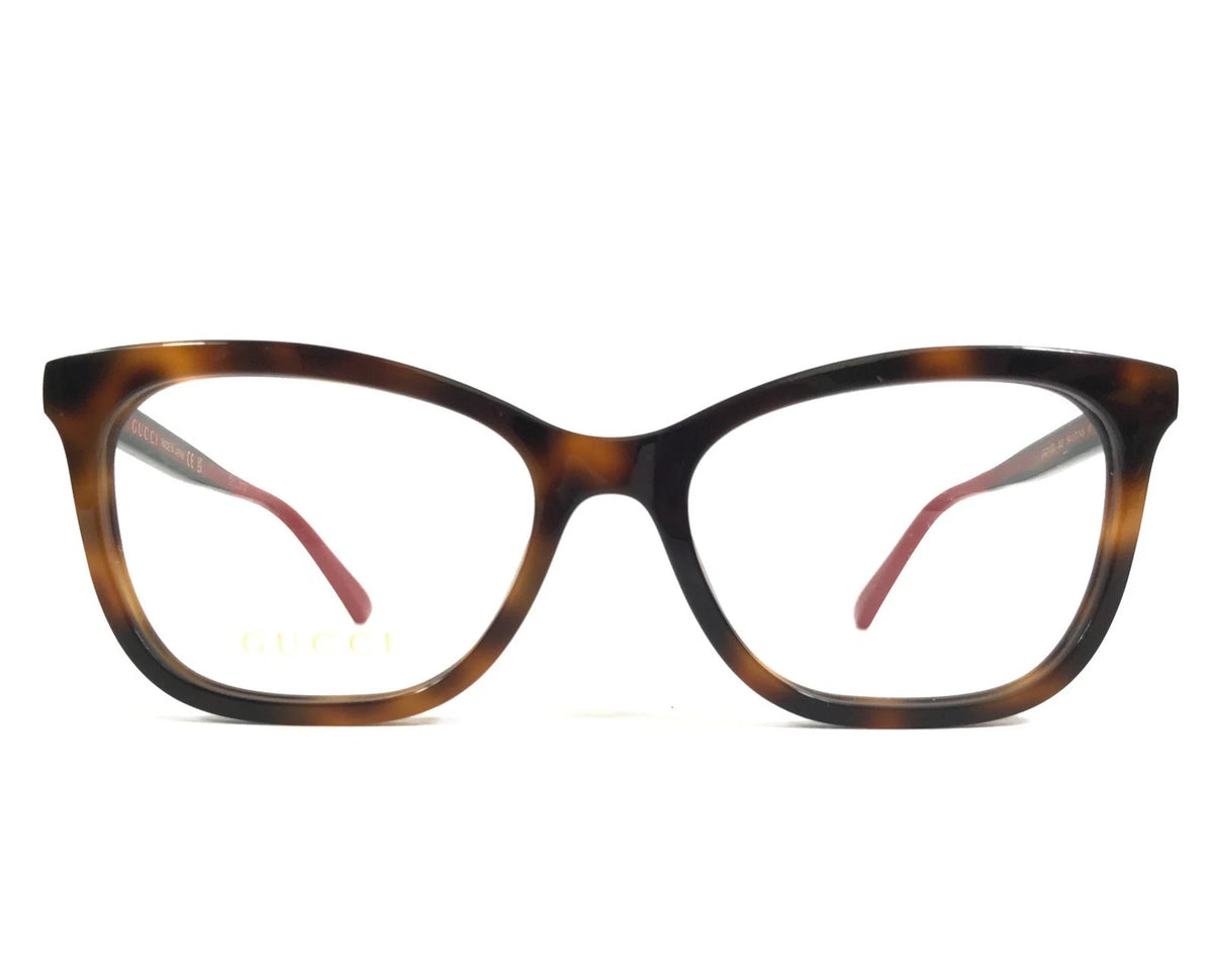 Gucci GG2117o-002 eyeglasses in green frame with clear lenses