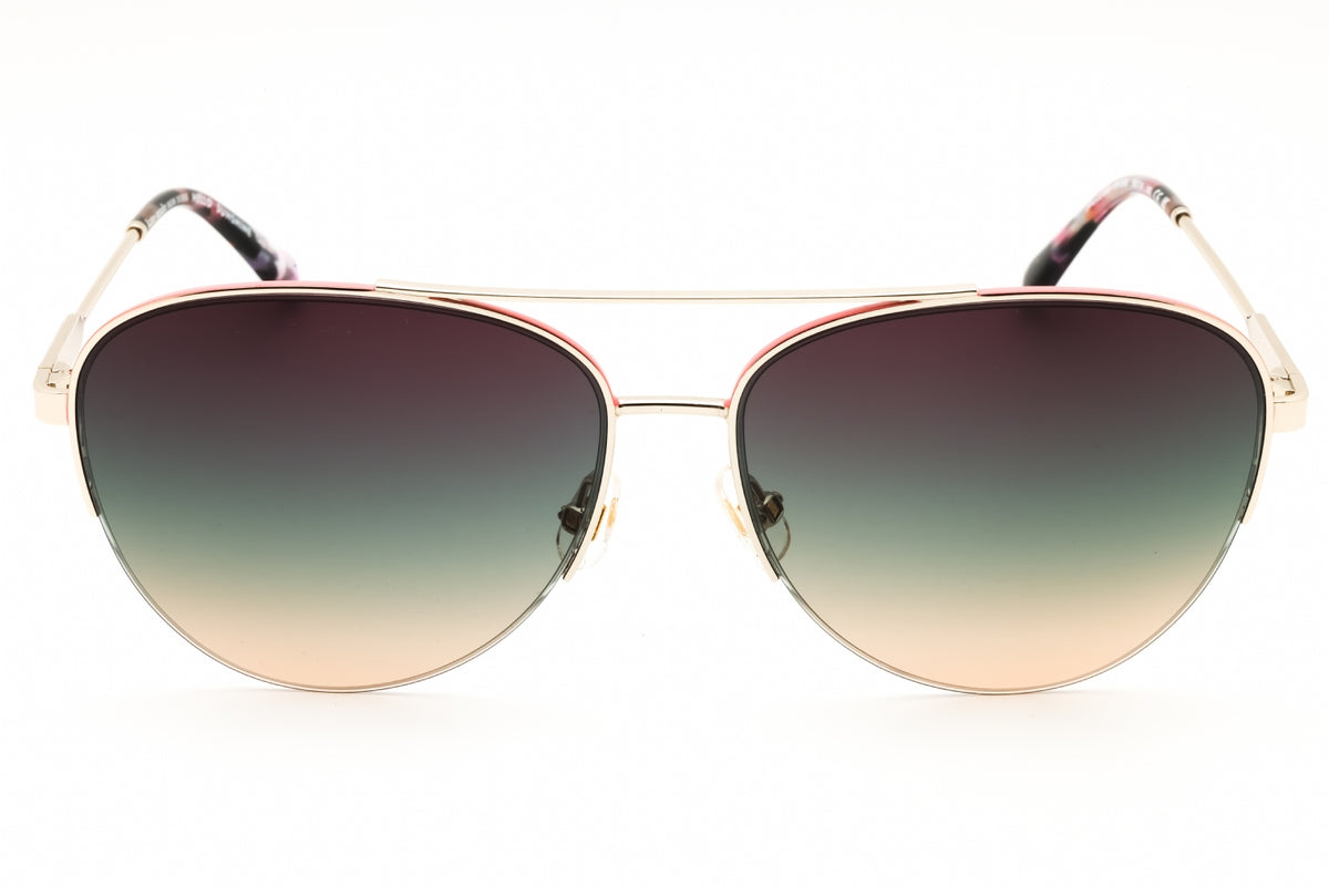 Kate Spade JANECE/G/S-03YG GB LIGHT GOLD Aviator Sunglasses 58mm Sunglasses