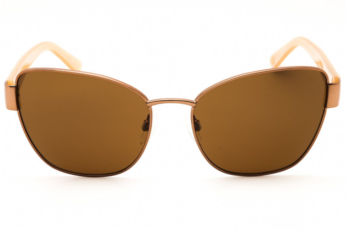 Anne Klein AK7101-200 MOCHA Rectangular Sunglasses 58mm Sunglasses