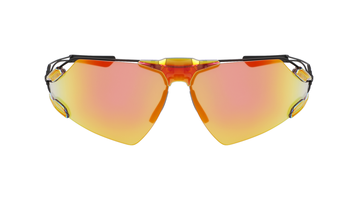Nike NIKE ZEUS EDGE E EV24031-891 sunglasses in total orange frame with road orange lenses
