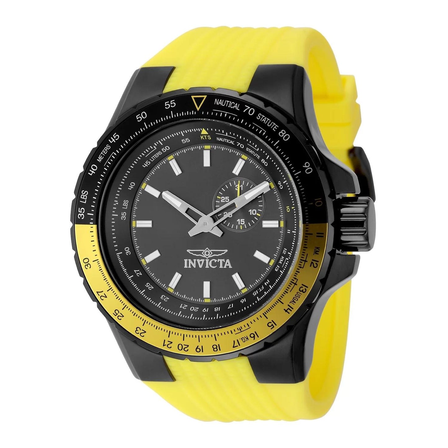 Invicta 49723 49723 Watch - Gunmetal Dial Silicone Band