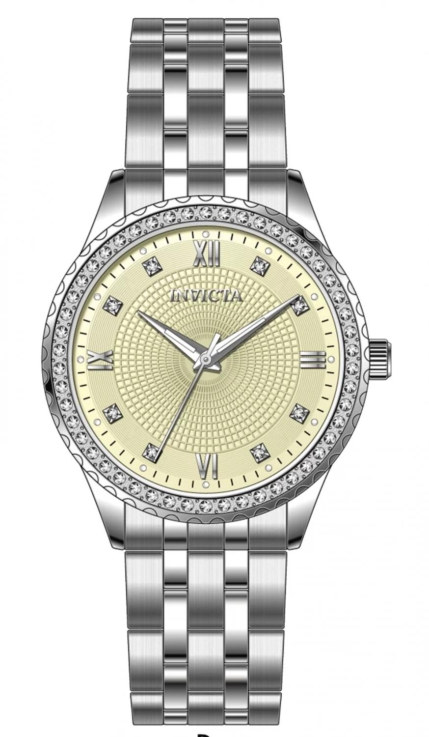 Invicta 69217 69217 Watch - White Dial Stainless Steel Band