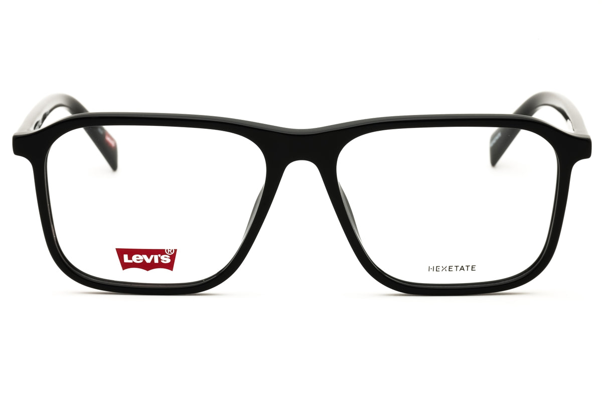 Levis LV 1035-0807 00 BLACK Rectangular Eyeglasses 54mm