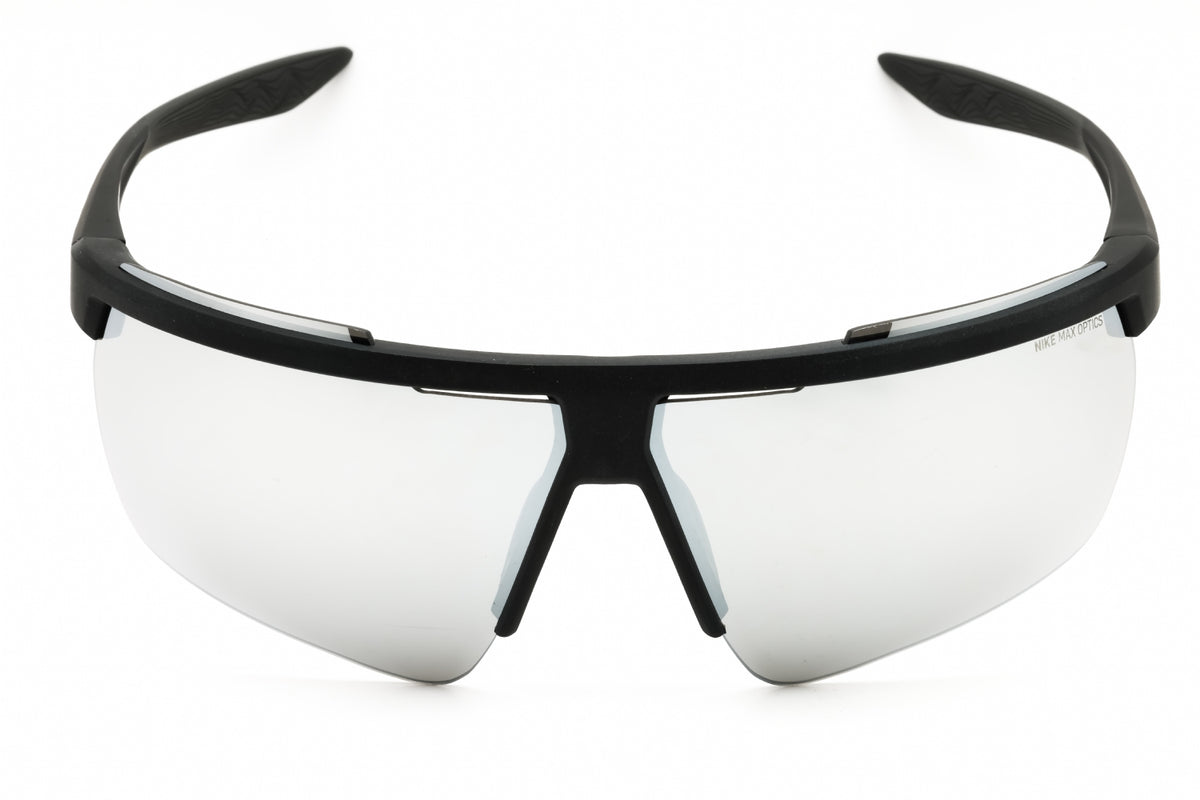 Nike NIKE WINDSHIELD 20 CW1287-010 sunglasses in mt black-white frame with grey w silver lenses