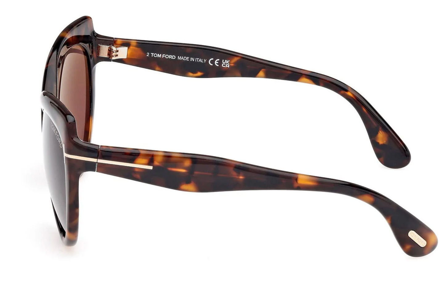 Tom Ford FT1196-52E sunglasses in havana frame with brown lenses