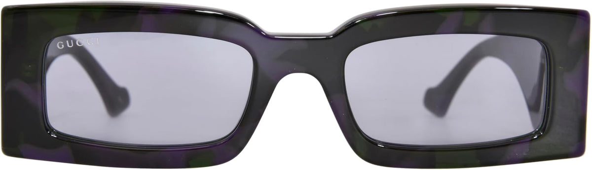 Gucci GG1425S-003-53 sunglasses in havana frame with gray lenses