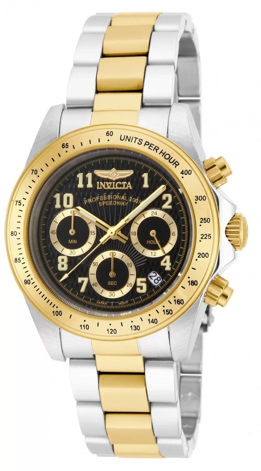 Invicta 17027 17027 Watch - Black Dial Stainless Steel Band