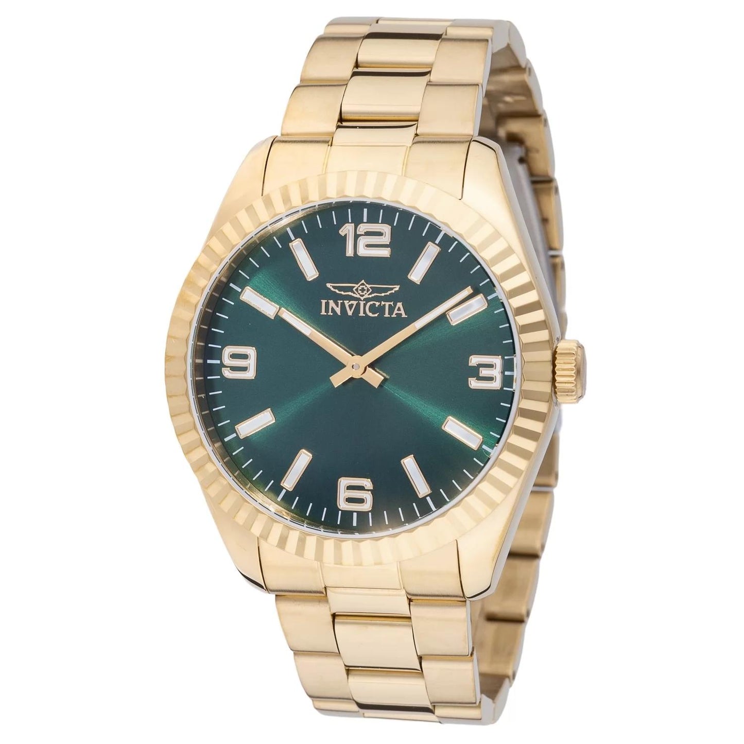 Invicta 49681 49681 Watch - Green Dial Stainless Steel Band