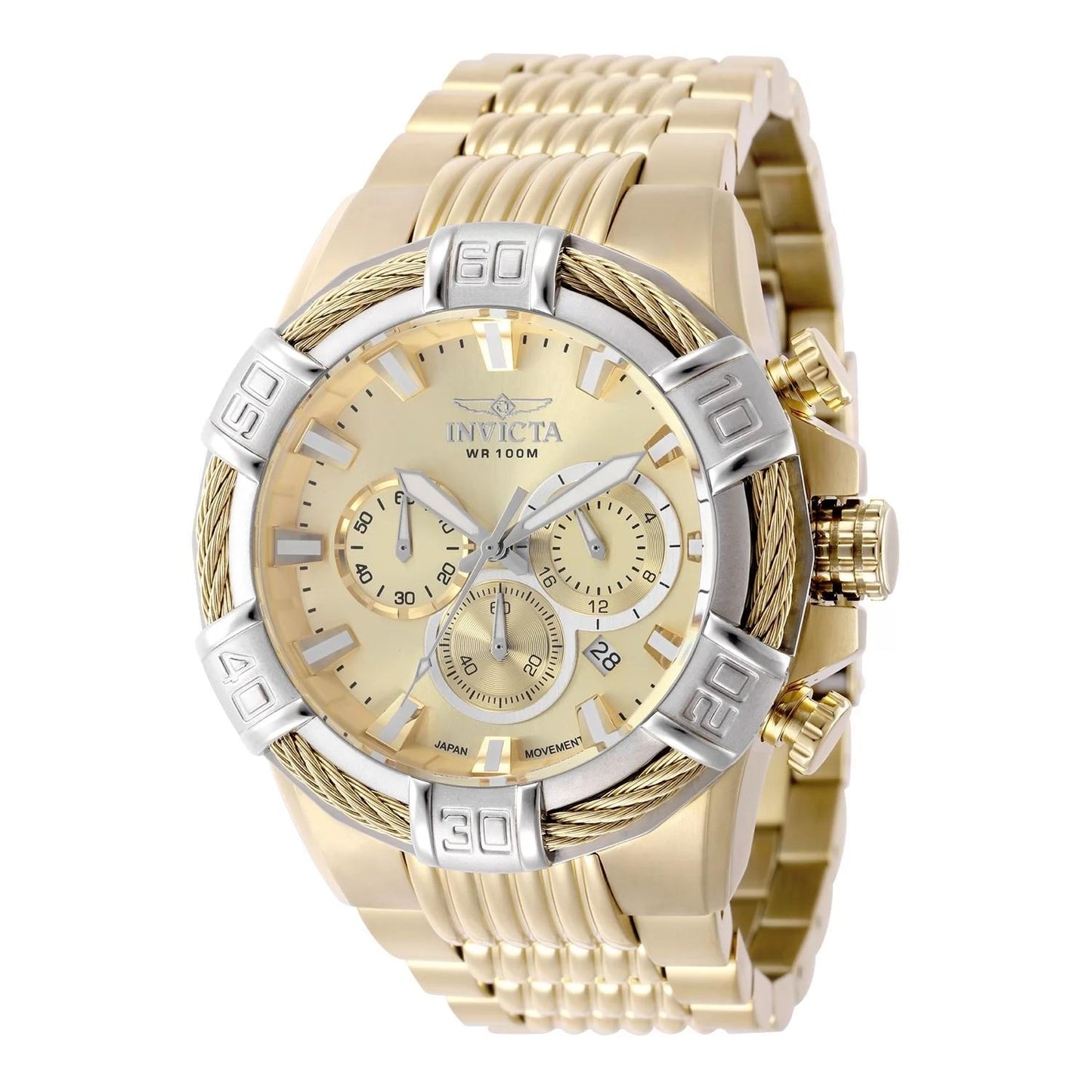 Invicta 49906 49906 Watch - Gold Dial Stainless Steel Band