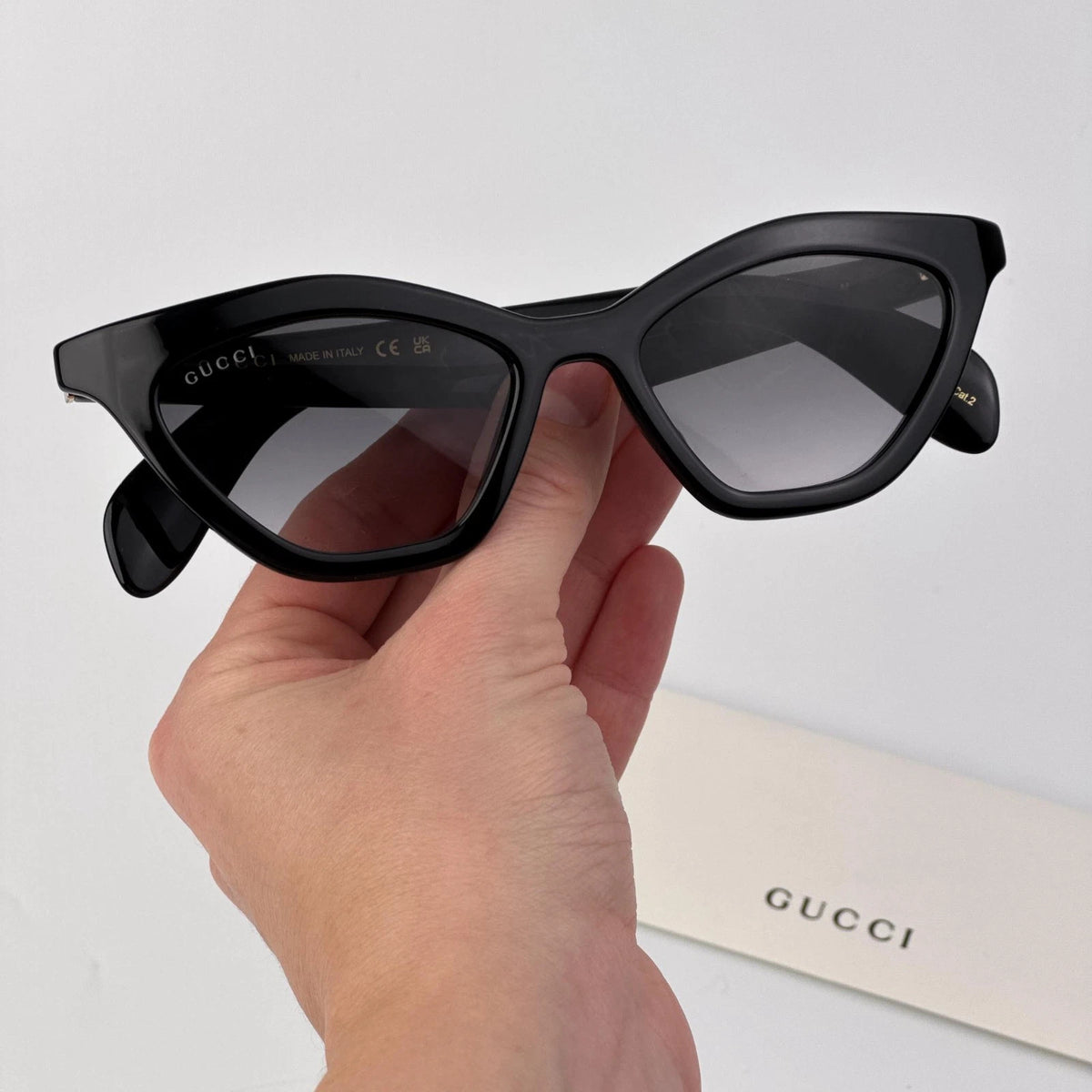 Gucci GG1931S-001 sunglasses in black frame with smoke lenses