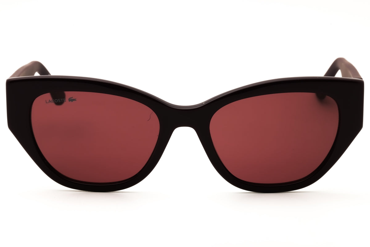 Lacoste L6047S N-601 BURGUNDY Cat eye Sunglasses 54mm Sunglasses