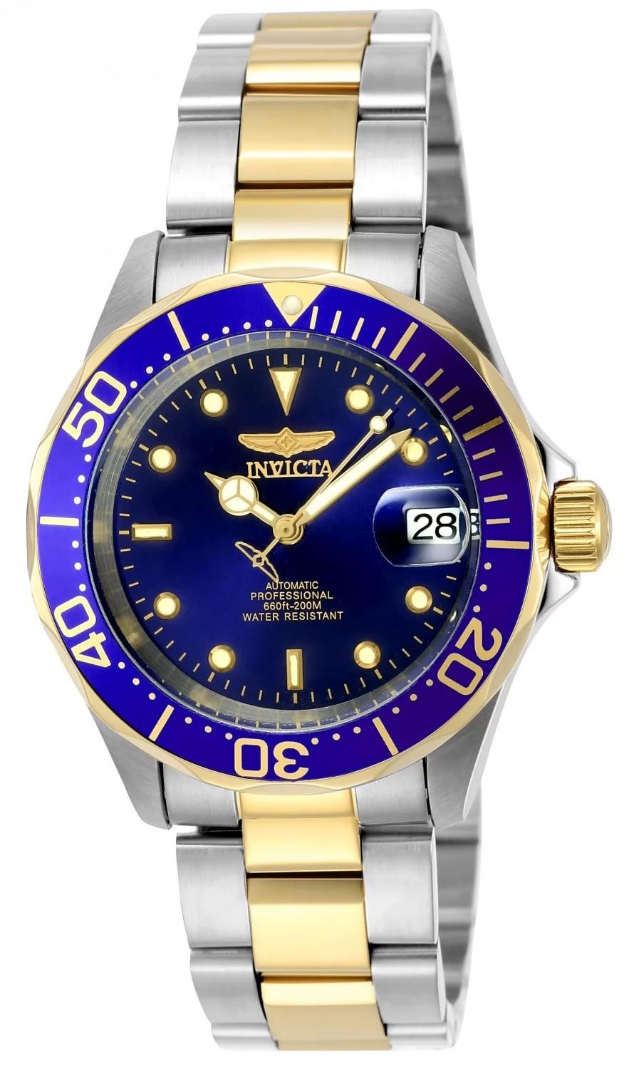 Invicta 8928 8928 Watch - Blue Dial Stainless Steel Band