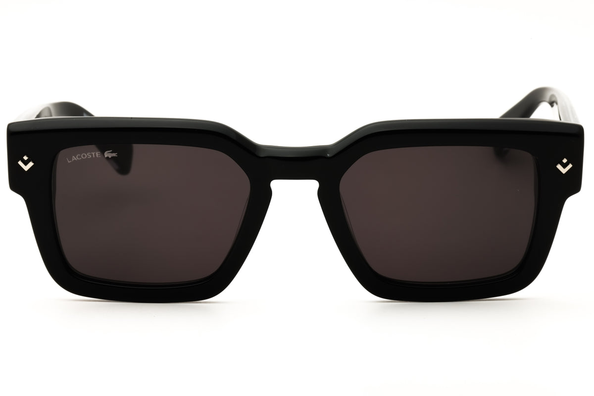 Lacoste L6071S-001 BLACK Rectangular Sunglasses 52mm Sunglasses