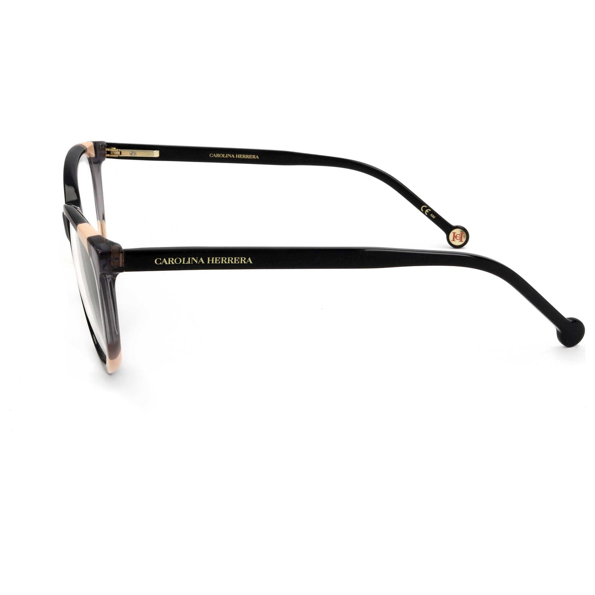 Carolina Herrera CH-0064-0KDX-55 eyeglasses in black frame with clear lenses