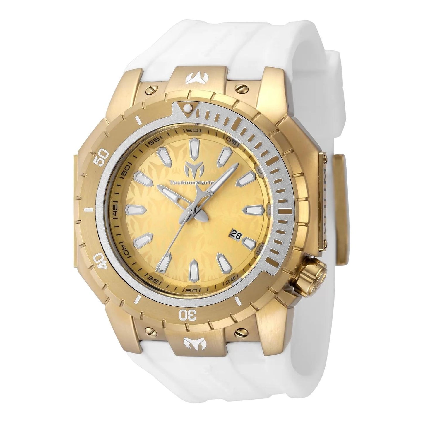 TechnoMarine TM-224009 TM-224009 Watch - Gold Dial Silicon Band