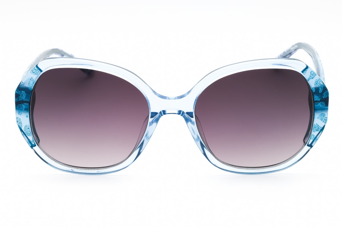 Bebe BB7245-422 BLUE ANIMAL Oval Sunglasses 54mm Sunglasses