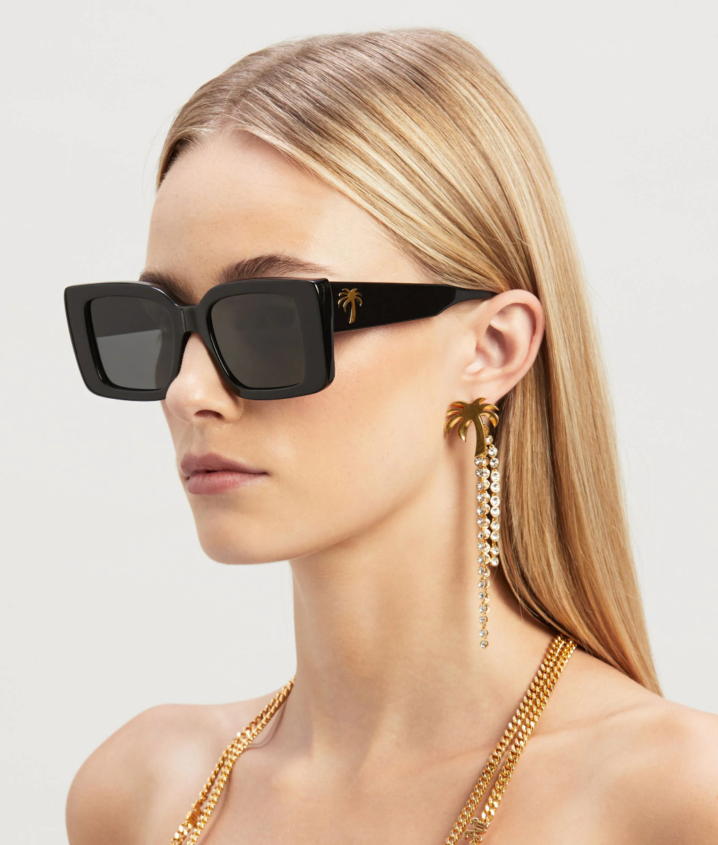 Palm Angels PERI057S24PLA0011007 52mm New Sunglasses