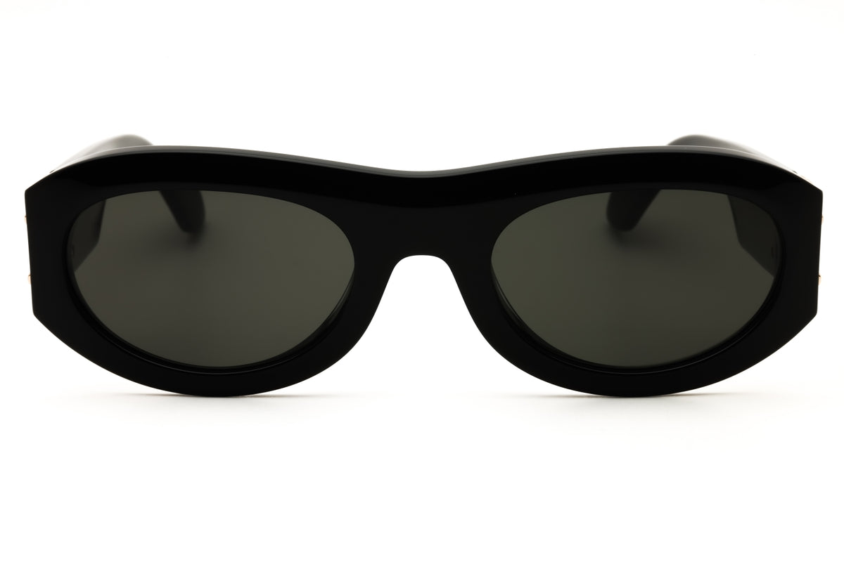 Salvatore Ferragamo SF2082SE-001 BLACK Oval Sunglasses 54mm Sunglasses